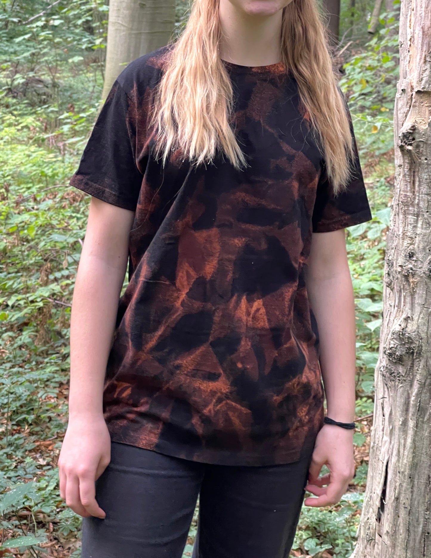 schwarzes Shirt mit tollem Spezialeffekt