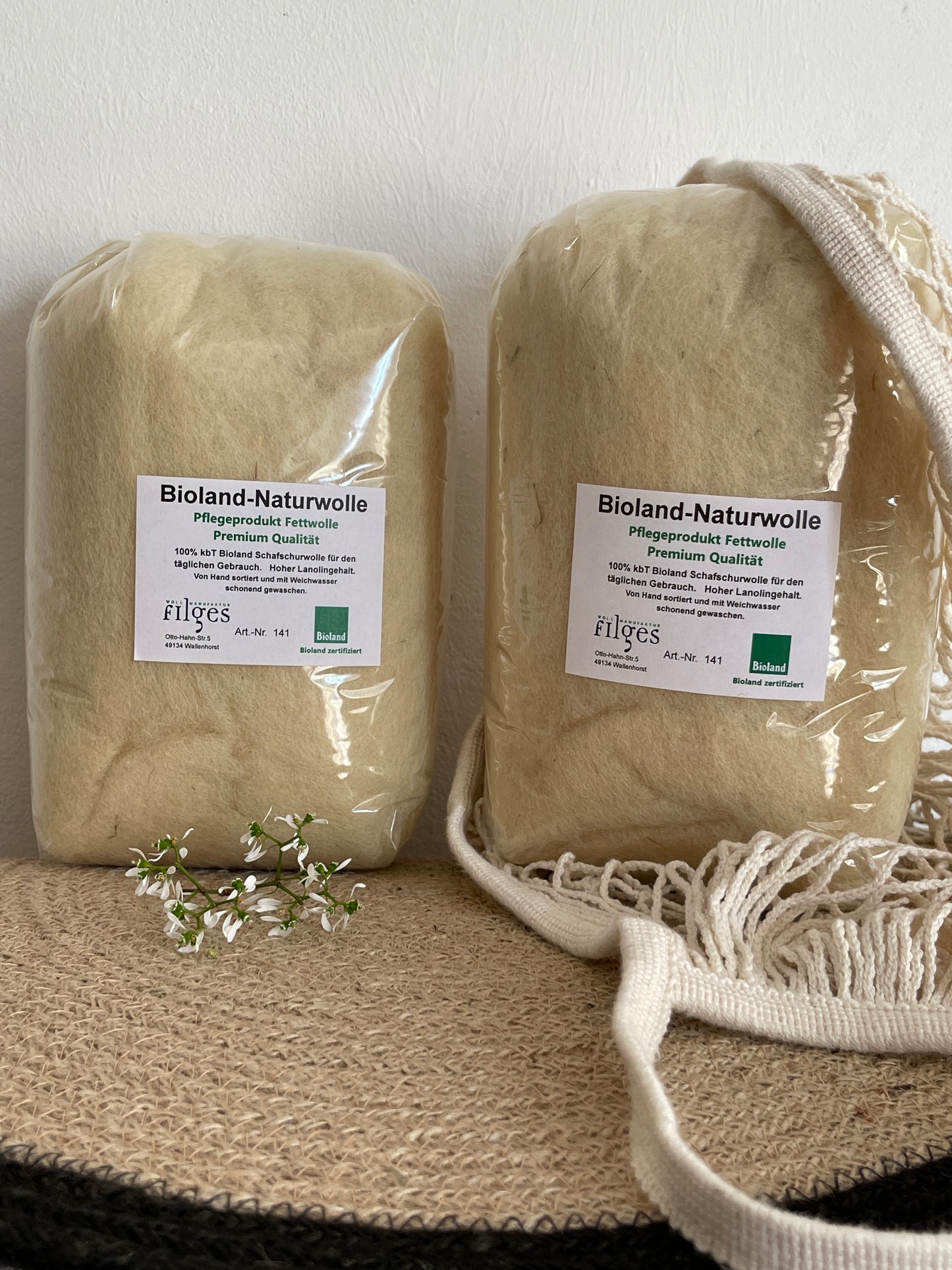 Bioland Naturwolle 100 Gramm