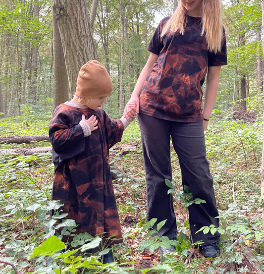 schwarzes Shirt mit tollem Spezialeffekt