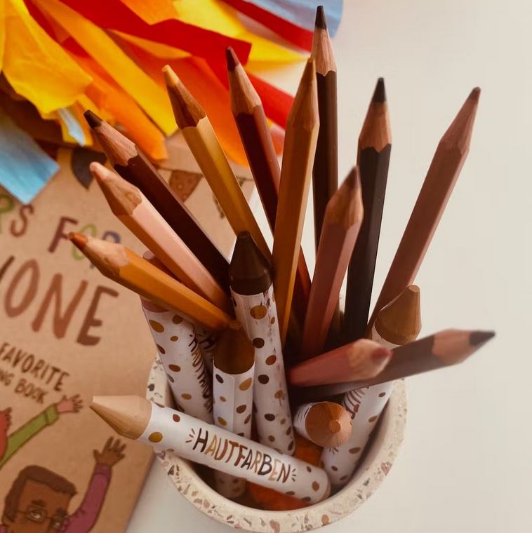 Hautfarben Wachsmalstifte